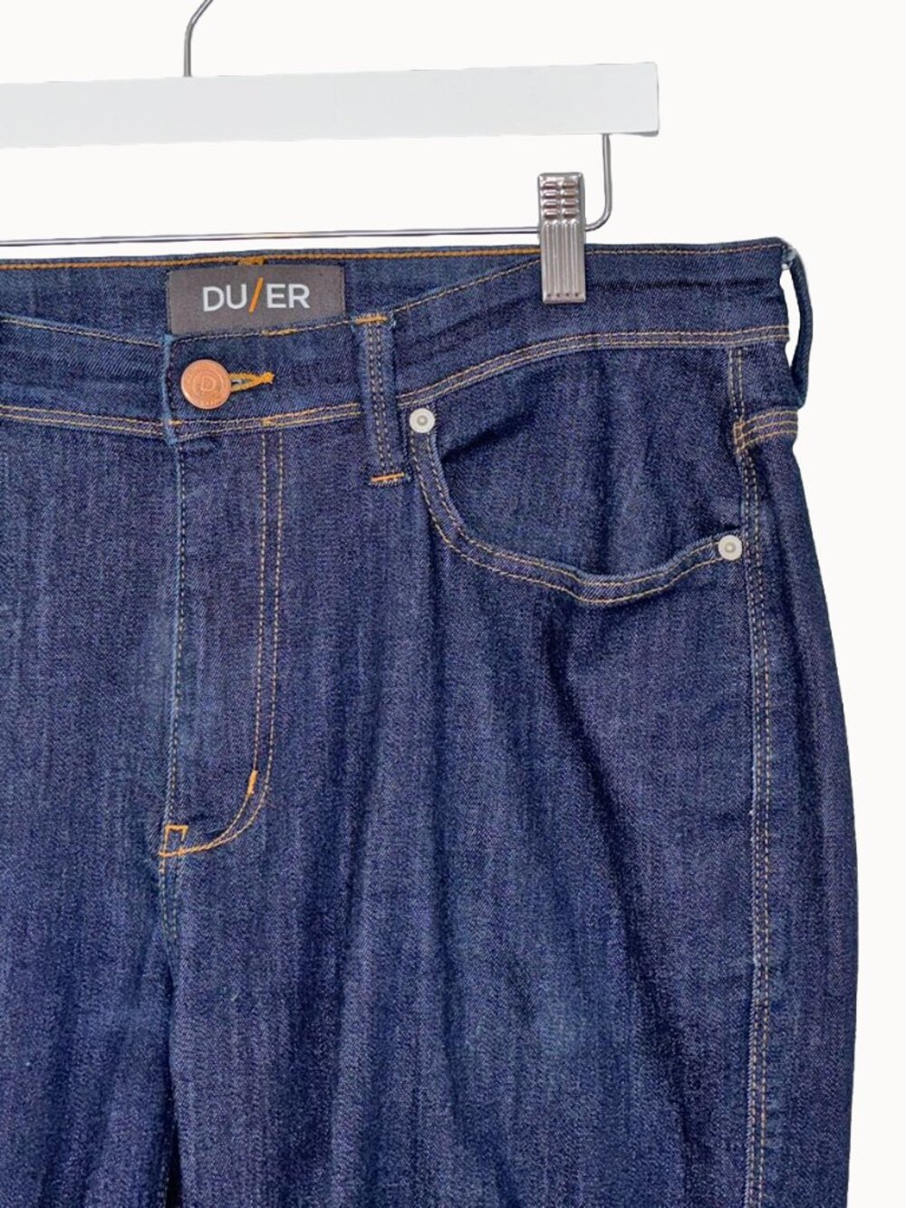 Duer Blue Denim L2X Relaxed Taper Jeans - Size 34x32